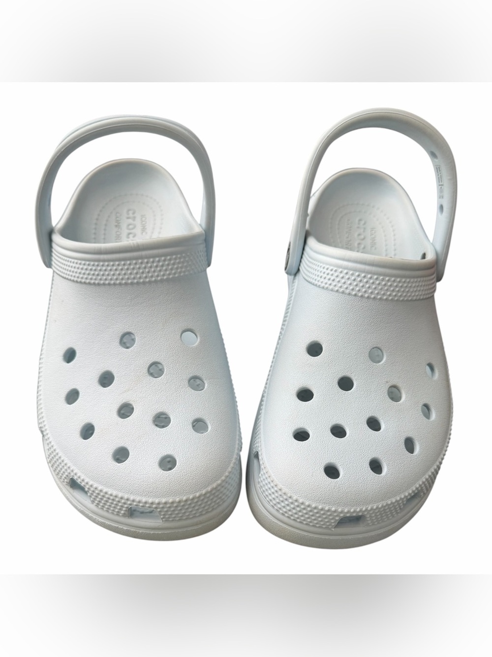 Crocs Classic Platform Clogs Light Blue Women’s Size 8